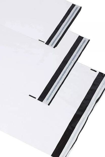 E3-PACK Versandtaschen 350 x 450 + 50 mm – Weiße LDPE Coex Folie 60 µm – Selbstklebend, Blickdicht & Reißfest